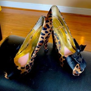 Paris Hilton Leopard Heels